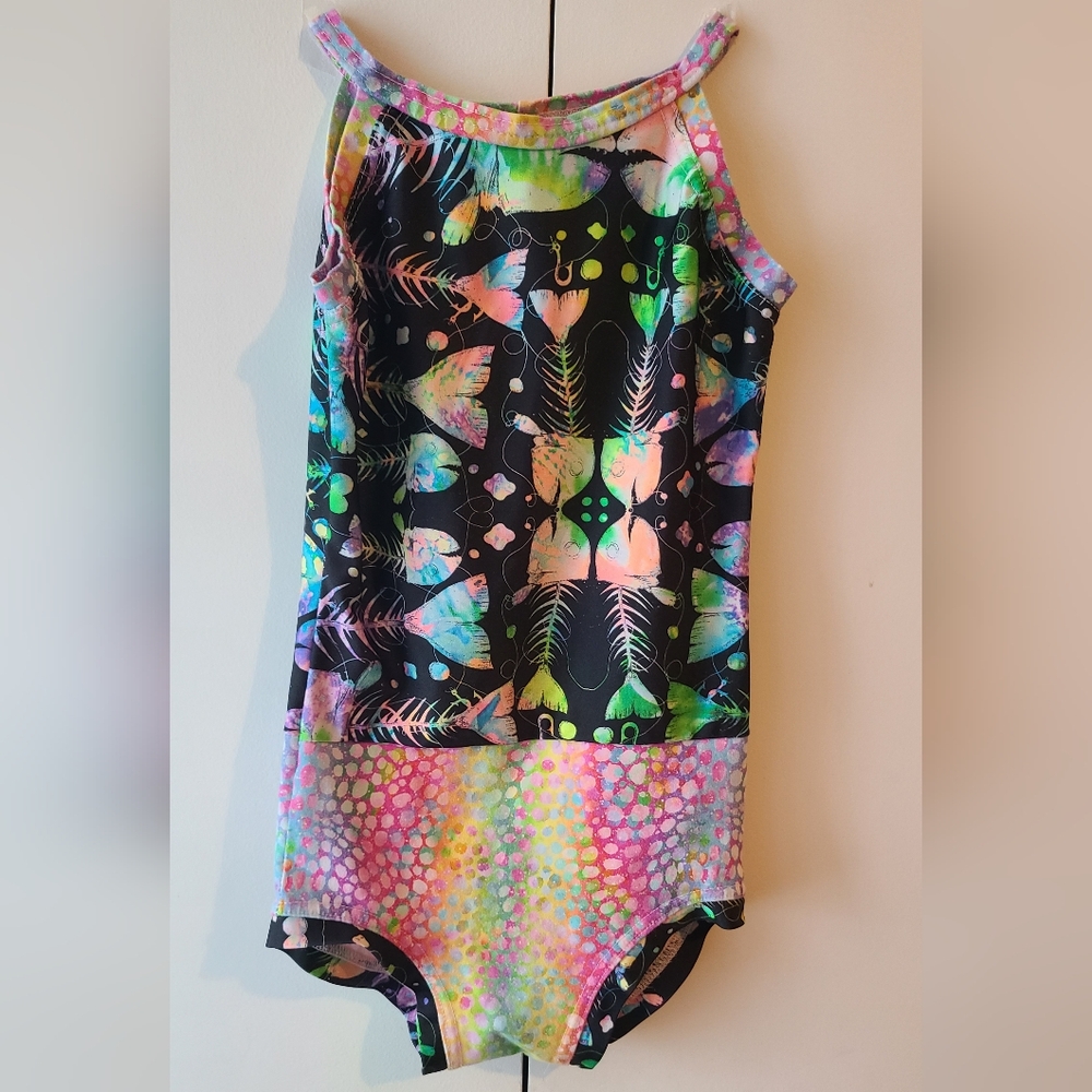 Colorful Patterned Short Sleeve Top